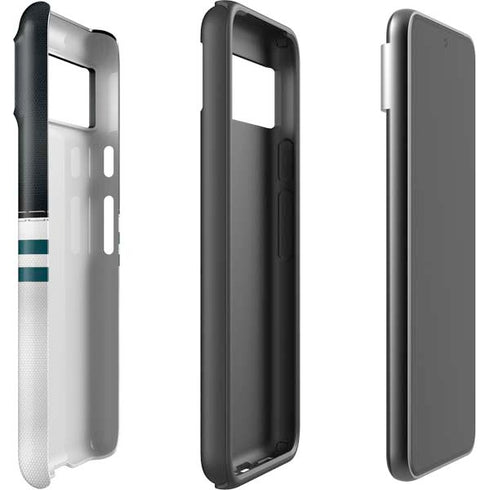 NFL Philadelphia Eagles White Striped Google Pixel 8 Pro Impact Case